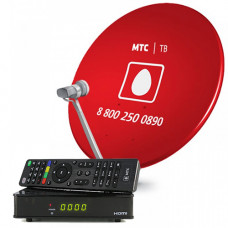 Комплект спутникового ТВ МТС с ресивером и картой доступа на 1 месяц просмотра